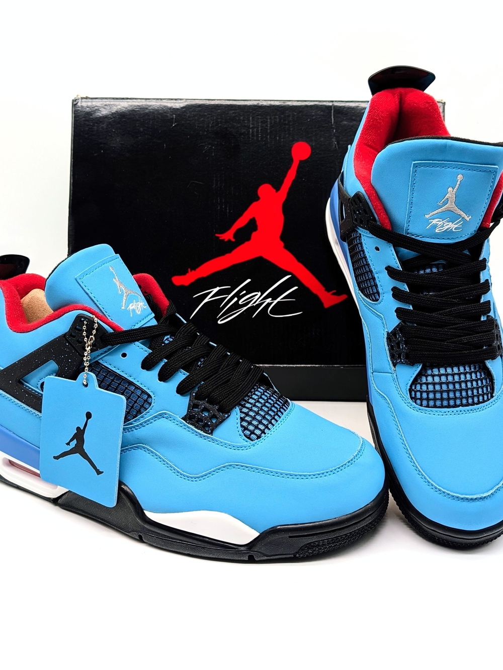 Jordan Air Jordan 4 Retro Travis Scott Cactus Jack Univ Blue/Black Size 12